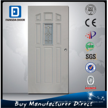 Fangda 8 Panel Steel Frosted Glass Puerta interior